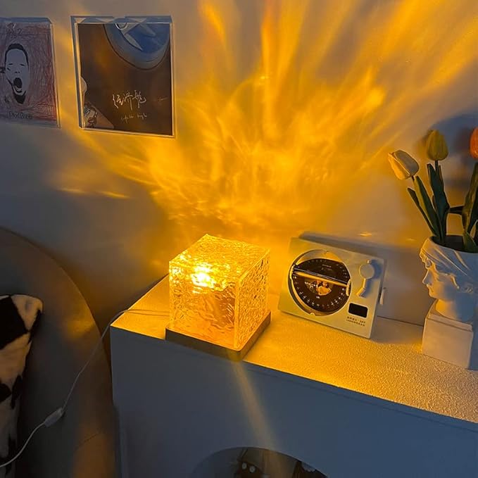 Aurora Crystal Night Lamp