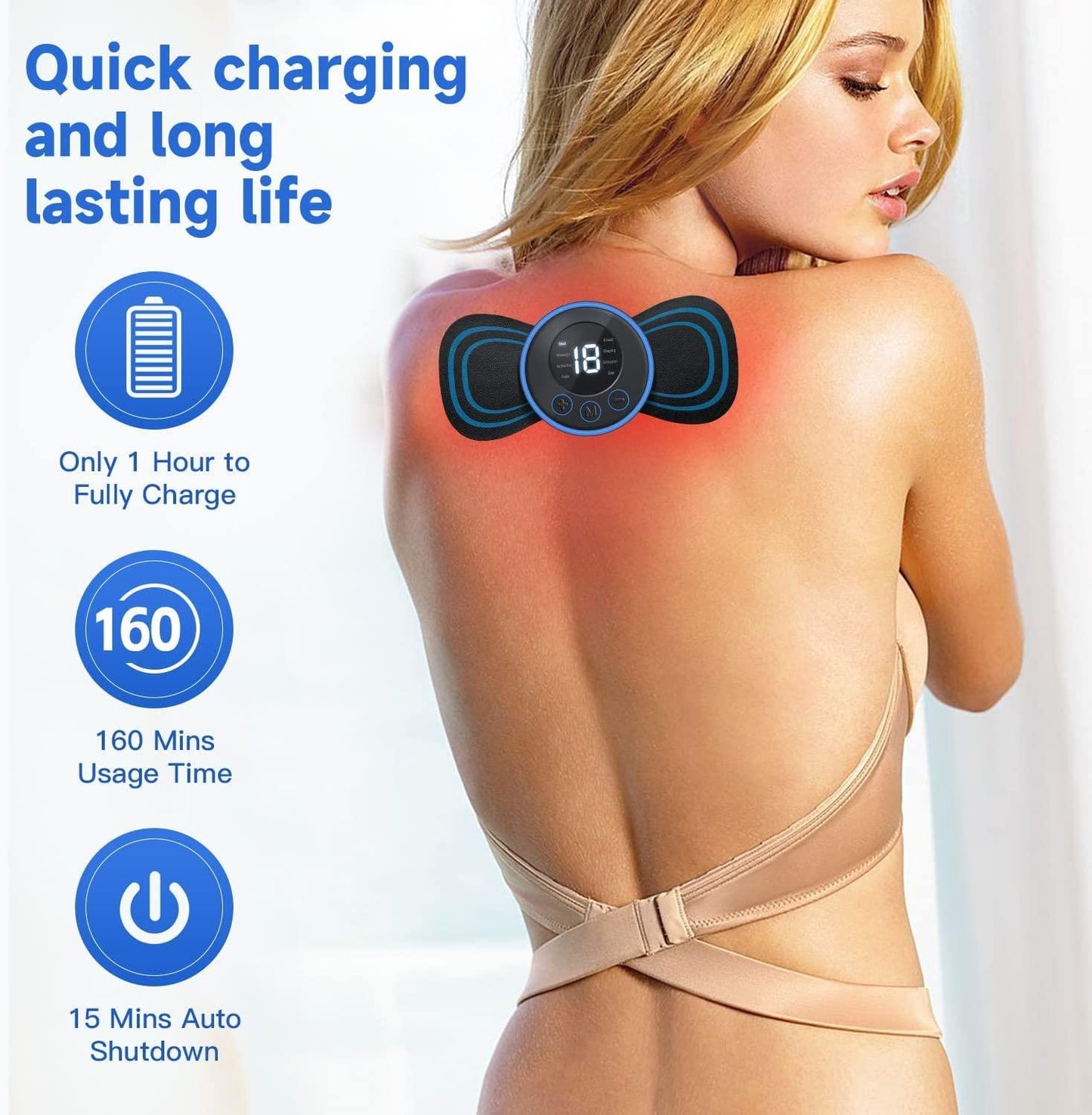 Wireless Portable body massager (Electric)