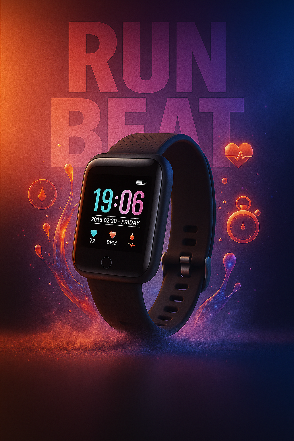 ID116 Plus Smart Fitness Smartwatch