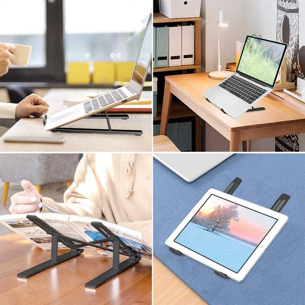 Laptop Stand Holder With Foldable Legs And High Quality Fibre