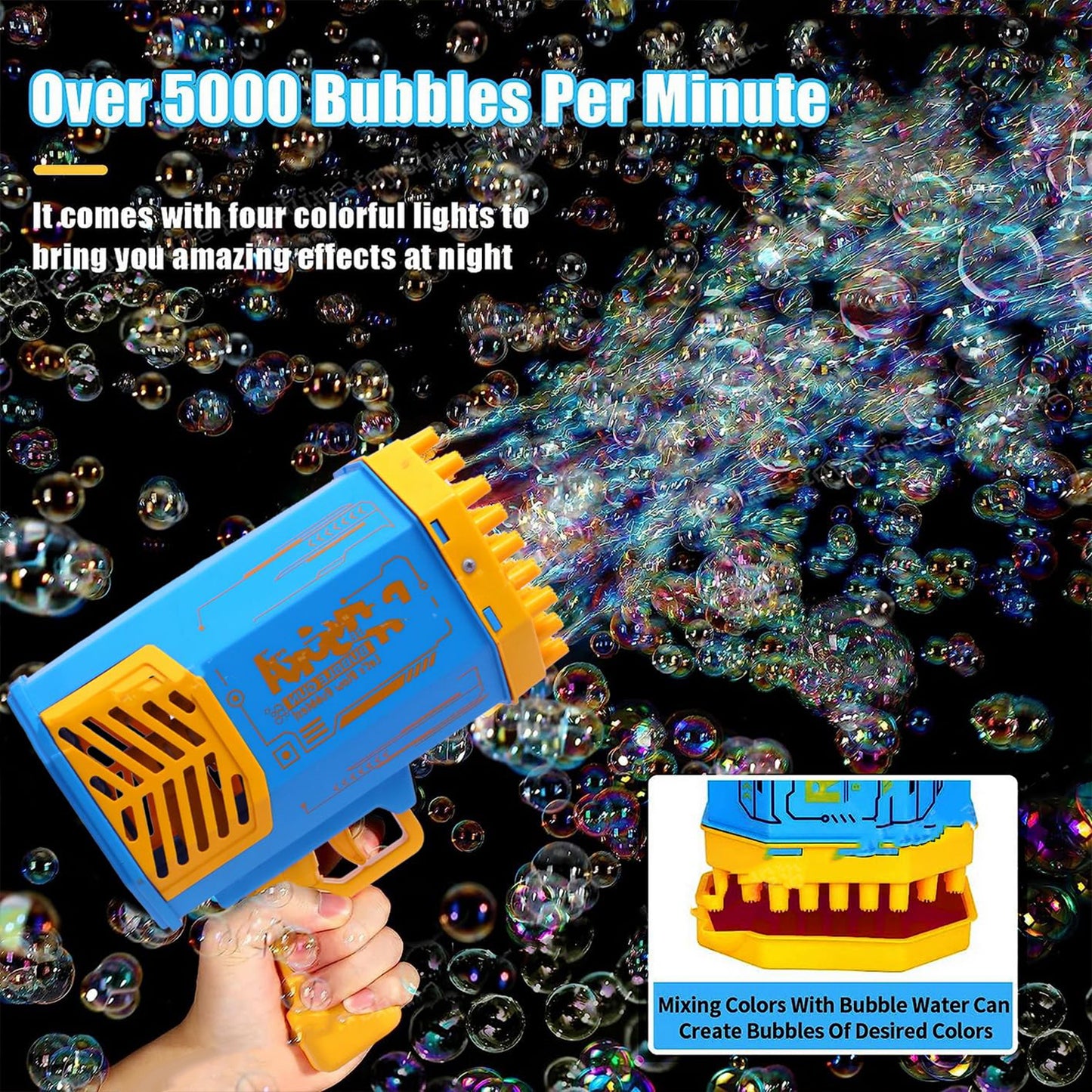 Bubble Gun Machine – Kids Automatic Bubble Blower