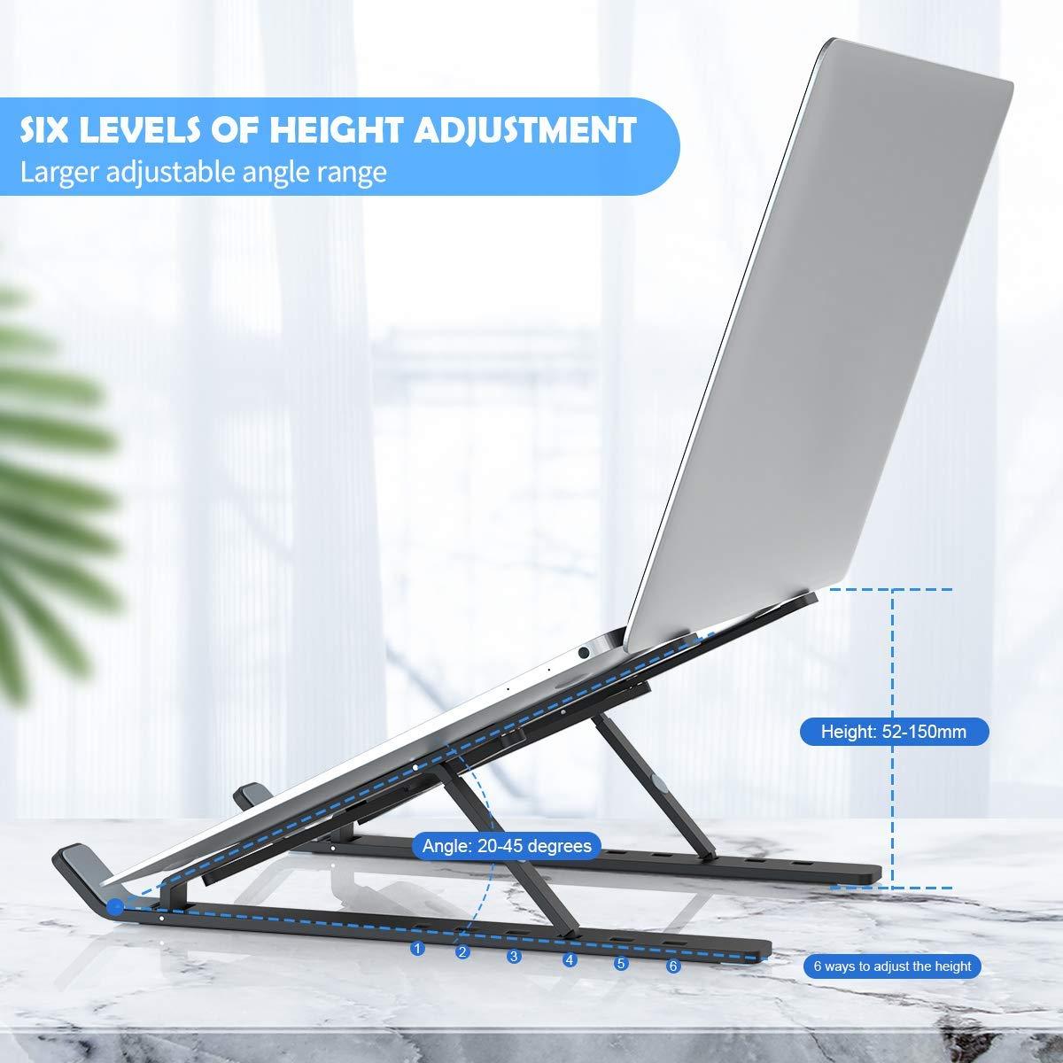 Laptop Stand Holder With Foldable Legs And High Quality Fibre