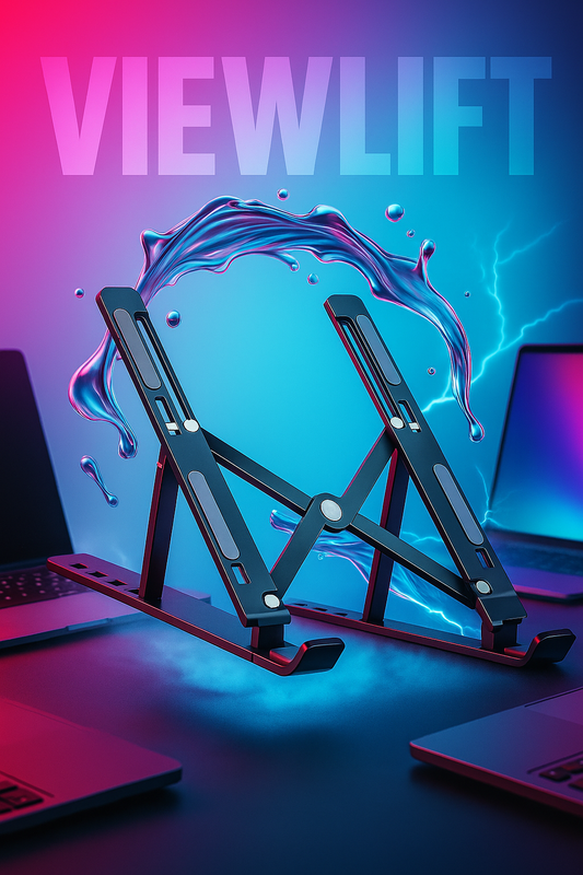 Laptop Stand Holder With  Foldable Legs And High Quality Fibre