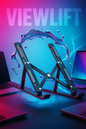 Laptop Stand Holder With  Foldable Legs And High Quality Fibre
