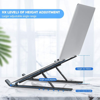 Laptop Stand Holder With  Foldable Legs And High Quality Fibre